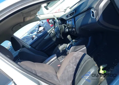 2015 Nissan Rogue S из США, поврежденный, VIN KNMAT2MVXFP576482